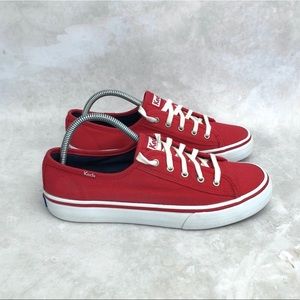 Keds Red Canvas Sneakers Women’s 8